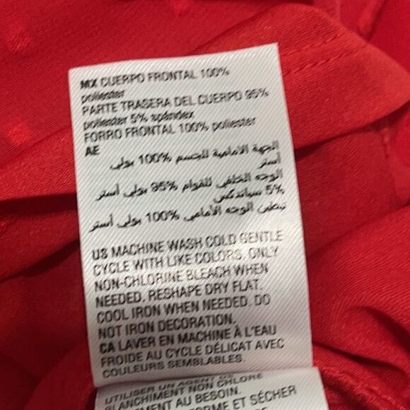 Charter Club Sleeveless Button Blouse Barn Red XS - Picture 11 of 13